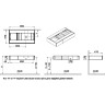 Модуль под раковину VITRA ORIGIN 90 см с выдвижным ящиком, правосторонний, темный вяз 65677